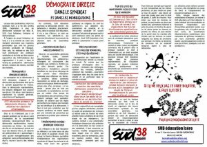 présentation de SUD éducation
